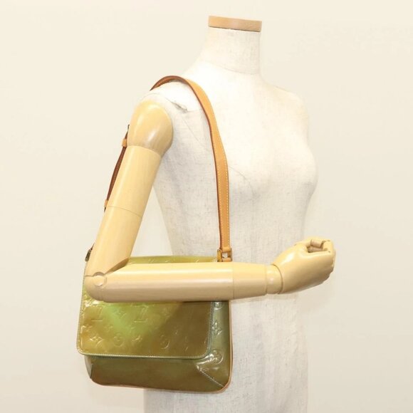 LOUIS VUITTON Monogram Vernis Thompson Street Bag Baby Blue M91009 Auth ep10278 - Picture 13 of 15